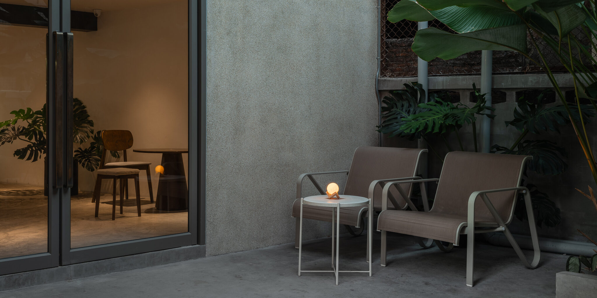 Outdoor seating area